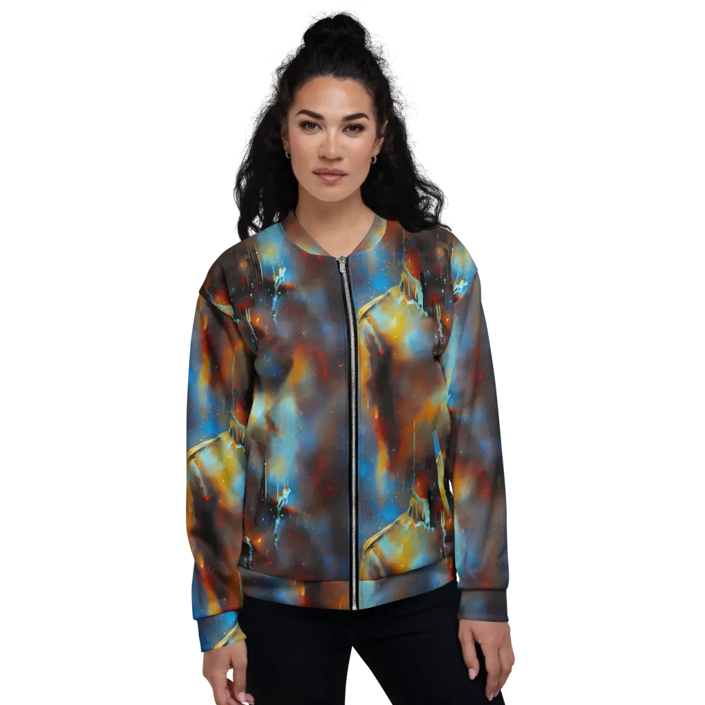 Chromatique Veil on Bomber Jacket — Front