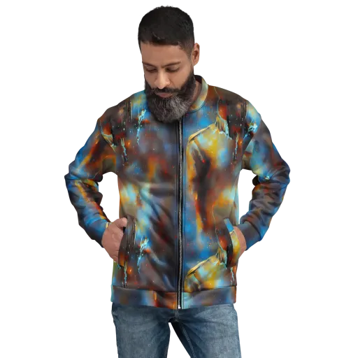 Chromatique Veil on a Bomber Jacket