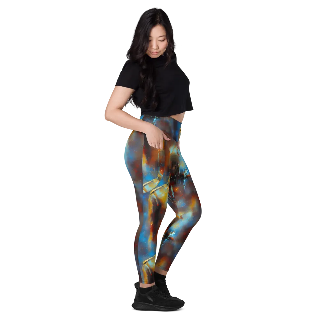 Chromatique Veil on Leggings with Pockets — Right