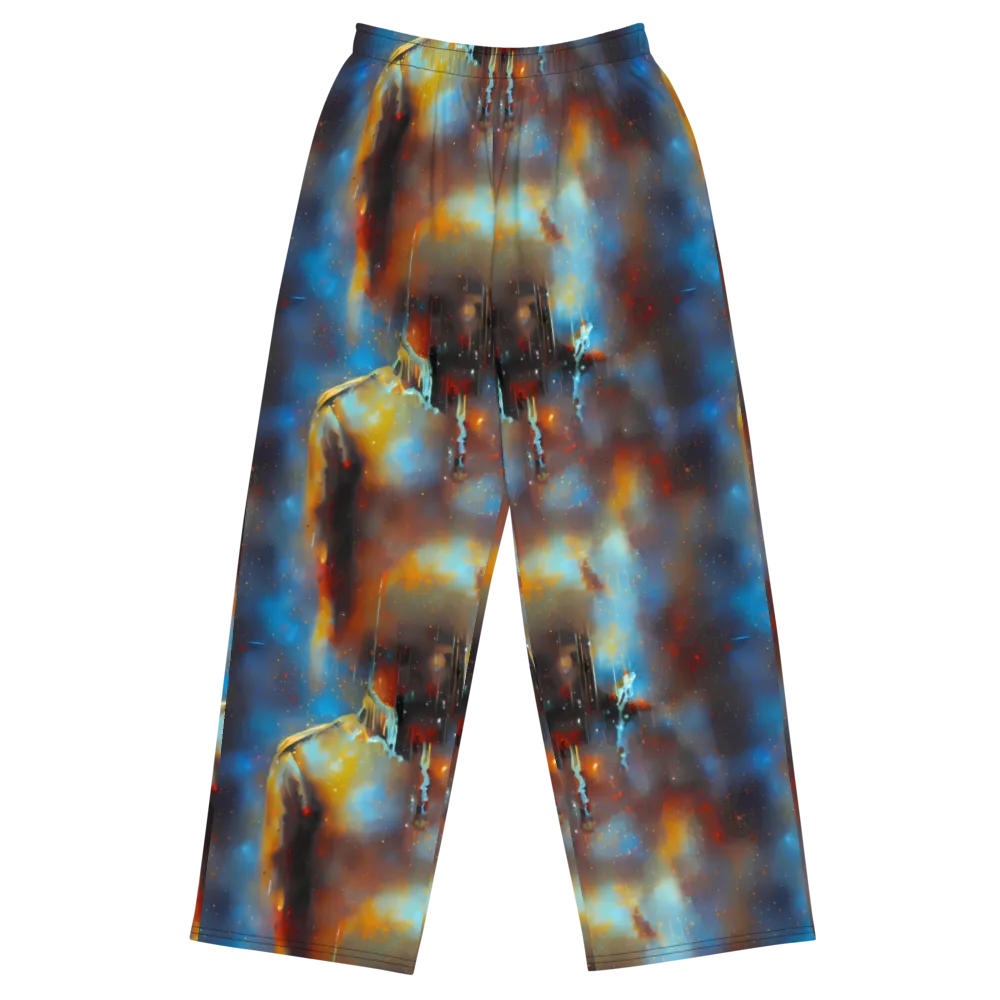 Chromatique Veil on Wide-Leg Pants — Front