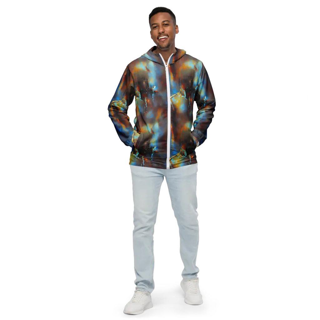 Chromatique Veil on Men's Windbreaker — Front