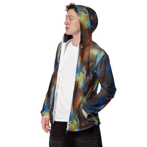 Chromatique Veil on a Men's Windbreaker