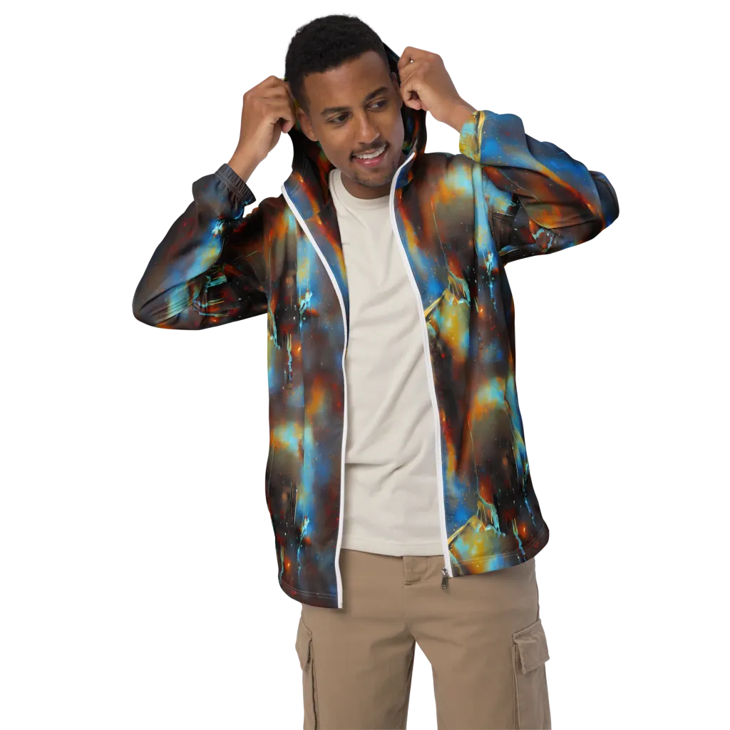 Chromatique Veil on Men's Windbreaker — Front