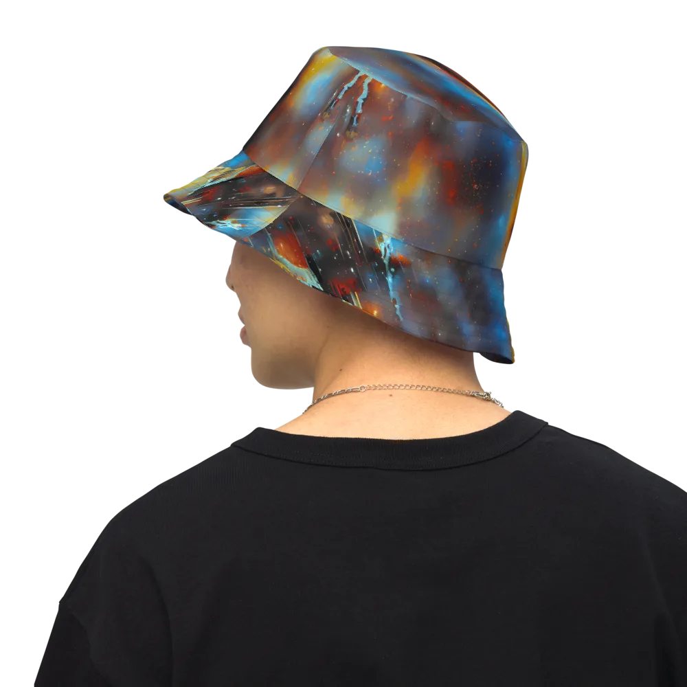 Chromatique Veil on Reversible Bucket Hat — Back Inside