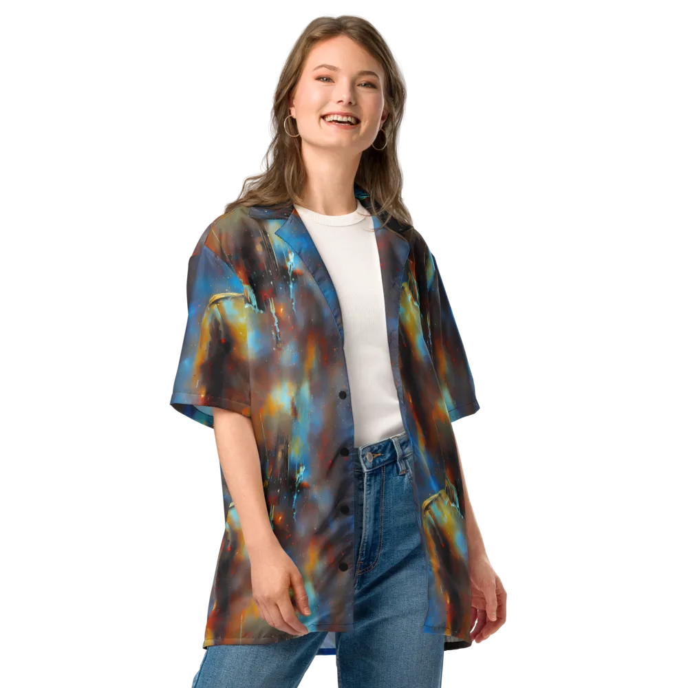 Chromatique Veil on Button Shirt — Front
