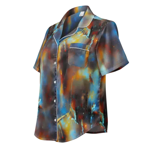 Chromatique Veil on a Women's Short Sleeve Pajama Top
