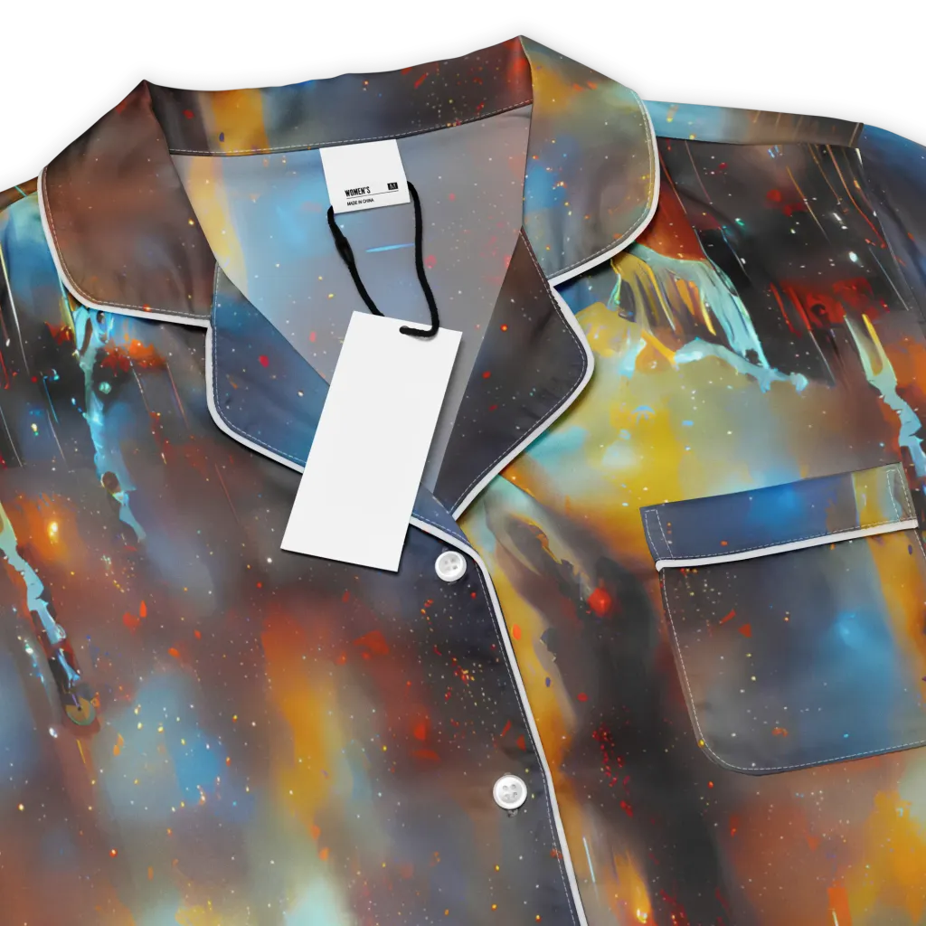 Chromatique Veil on Women's Short Sleeve Pajama Top — Product details