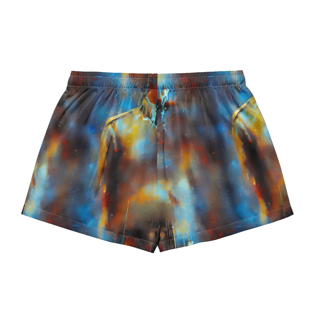 Chromatique Veil on Women's Pajama Shorts — Back