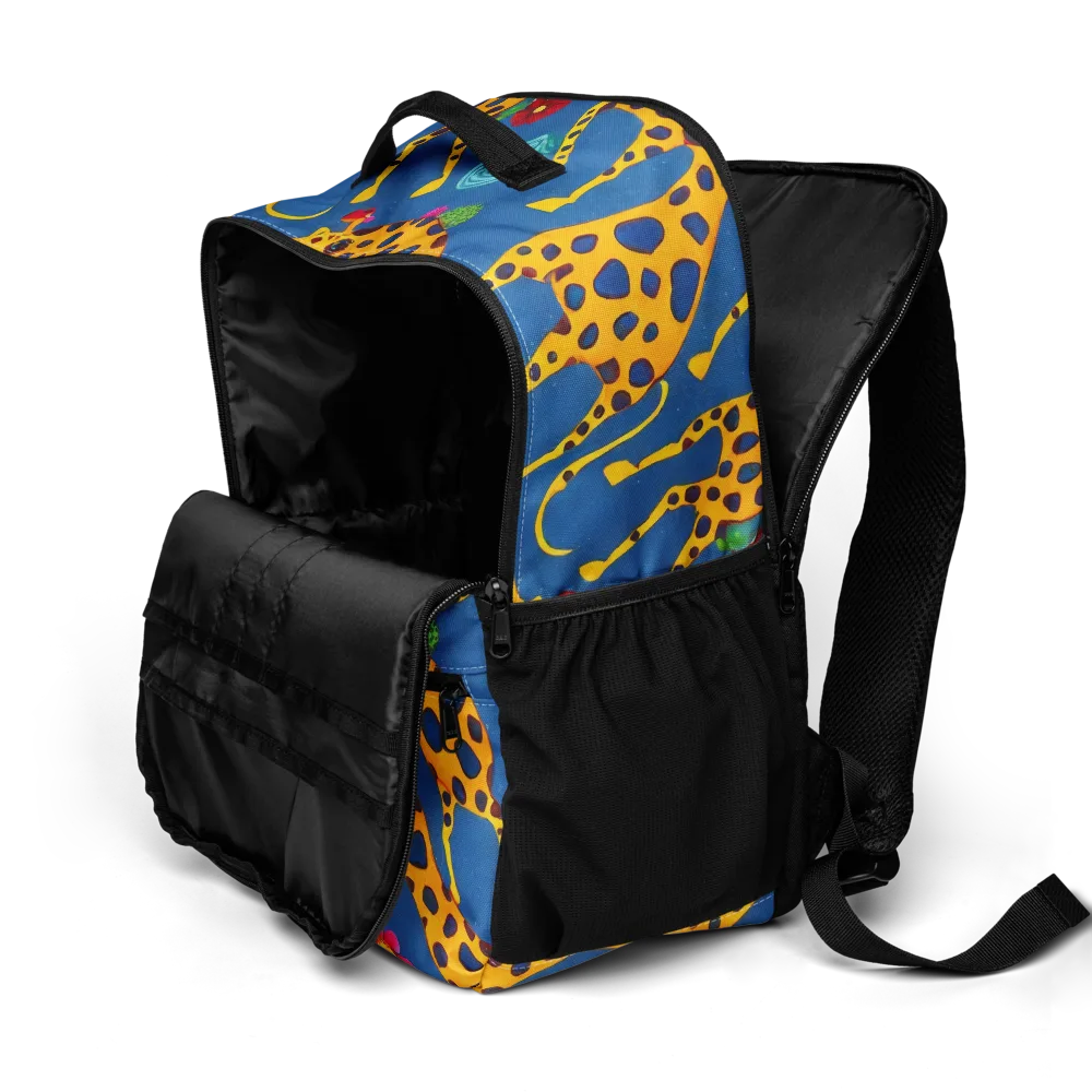 Giraffe Garden on Utility Backpack — Product details 2