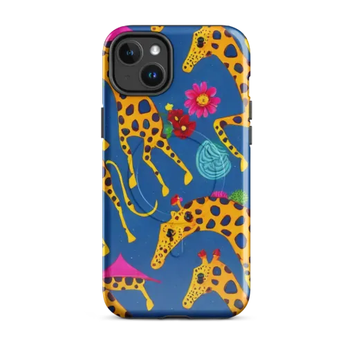 Giraffe Garden on a MagSafe Tough Case for iPhone®
