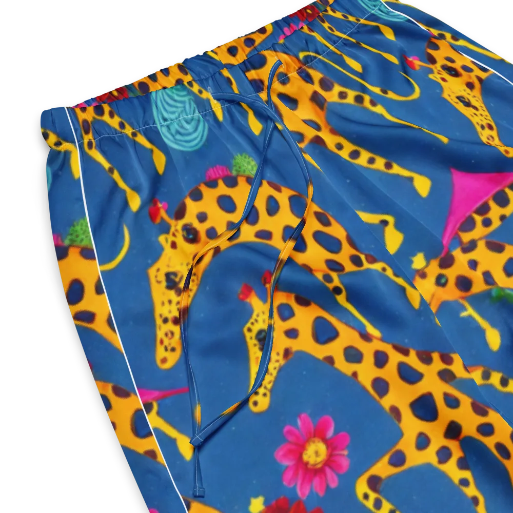 Giraffe Garden on Women's Pajama Pants — Product details