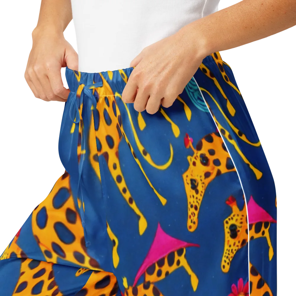 Giraffe Garden on Women's Pajama Pants — Product details