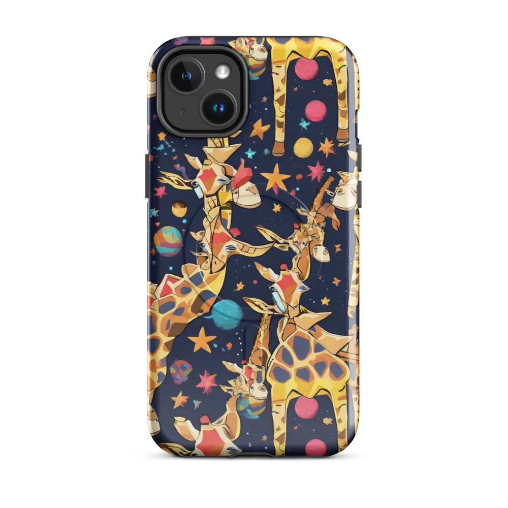 Cosmic Giraffe Parade on MagSafe Tough Case for iPhone® — Front