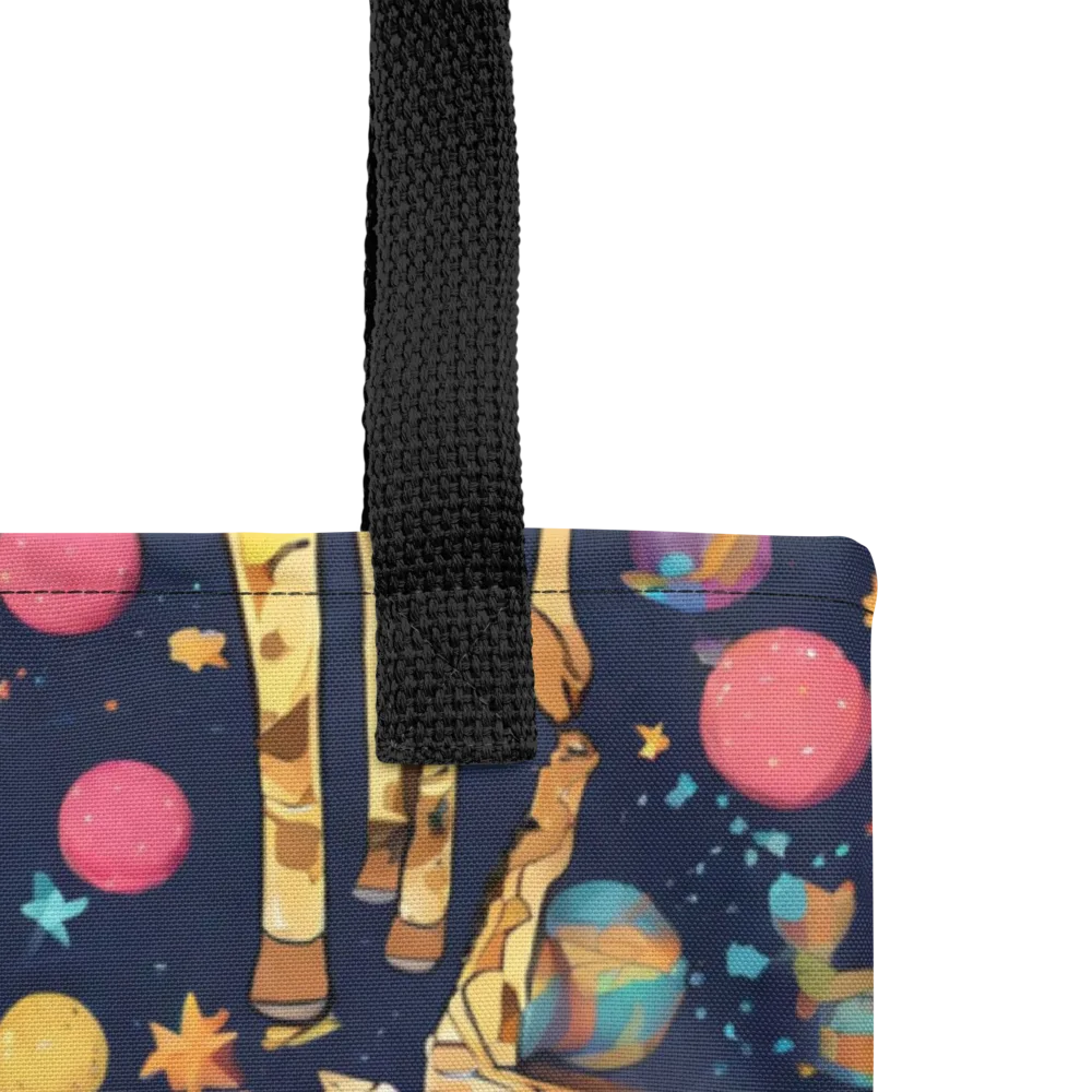 Cosmic Giraffe Parade on Tote Bag — Product details