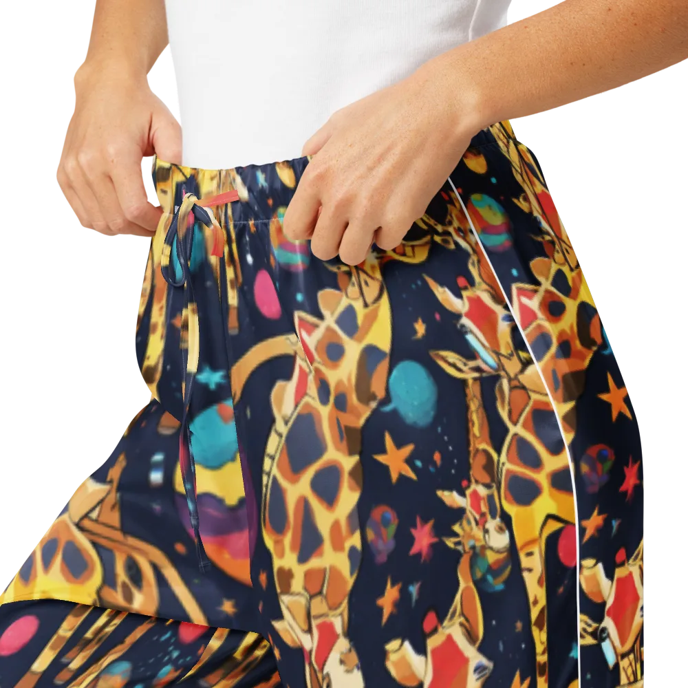 Cosmic Giraffe Parade on Women's Pajama Pants — Product details