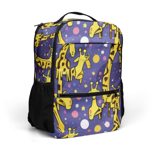 Cosmic Giraffe on a Utility Backpack