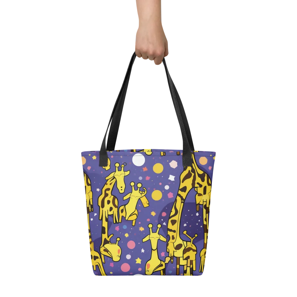 Cosmic Giraffe on Tote Bag — Front