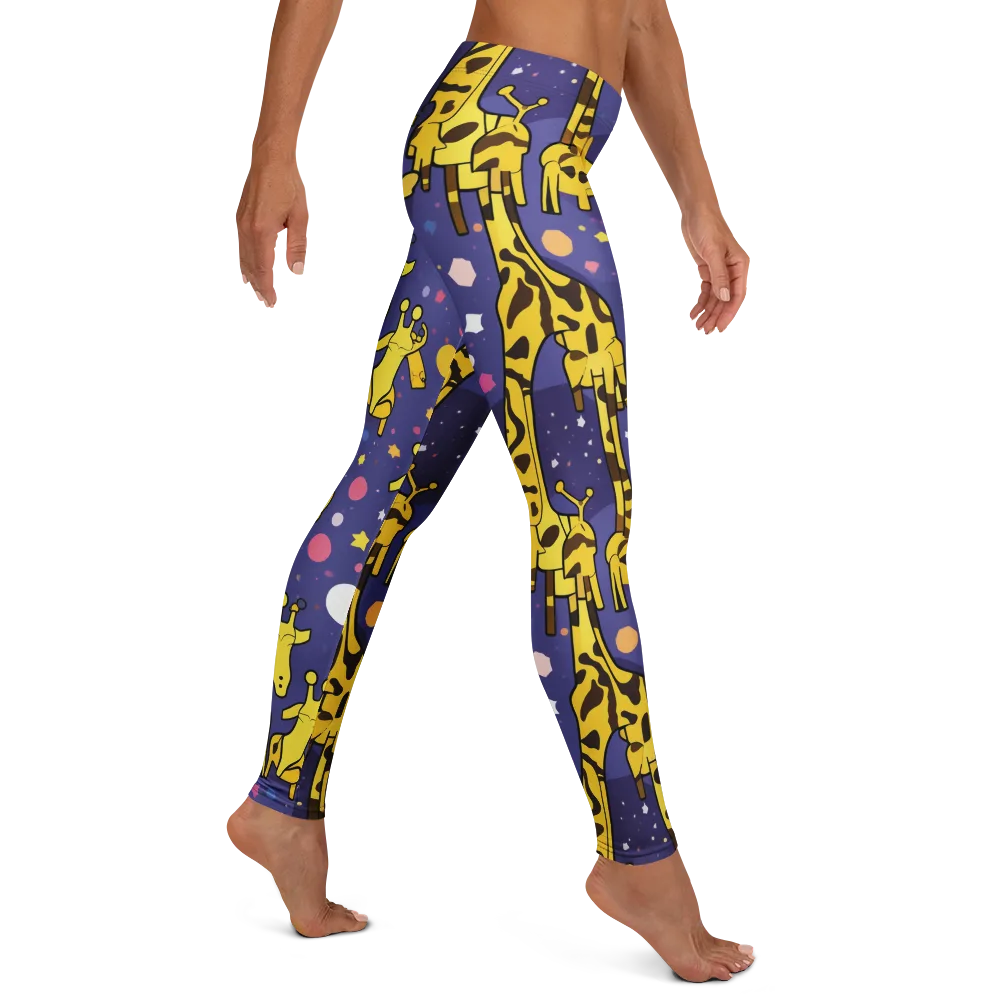 Cosmic Giraffe on Leggings — Right