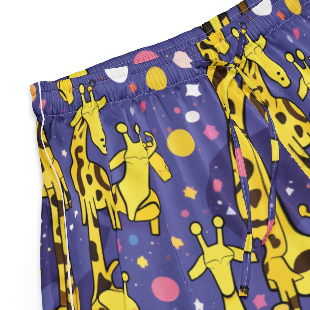 Cosmic Giraffe on Women's Pajama Shorts — Product details