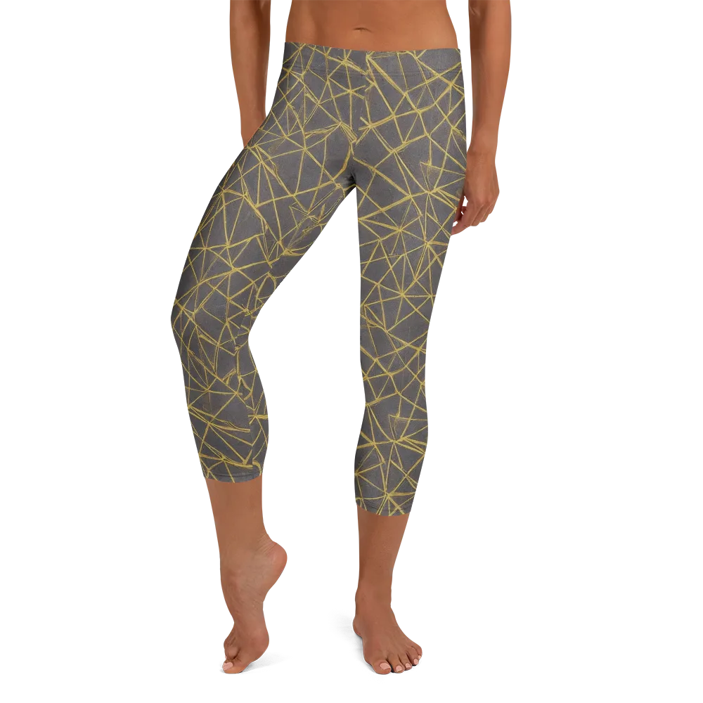 Aurum Web on Capri Leggings — Front