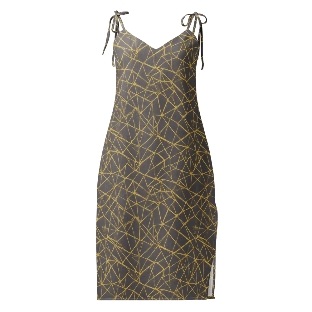Aurum Web on Slip Dress — Front