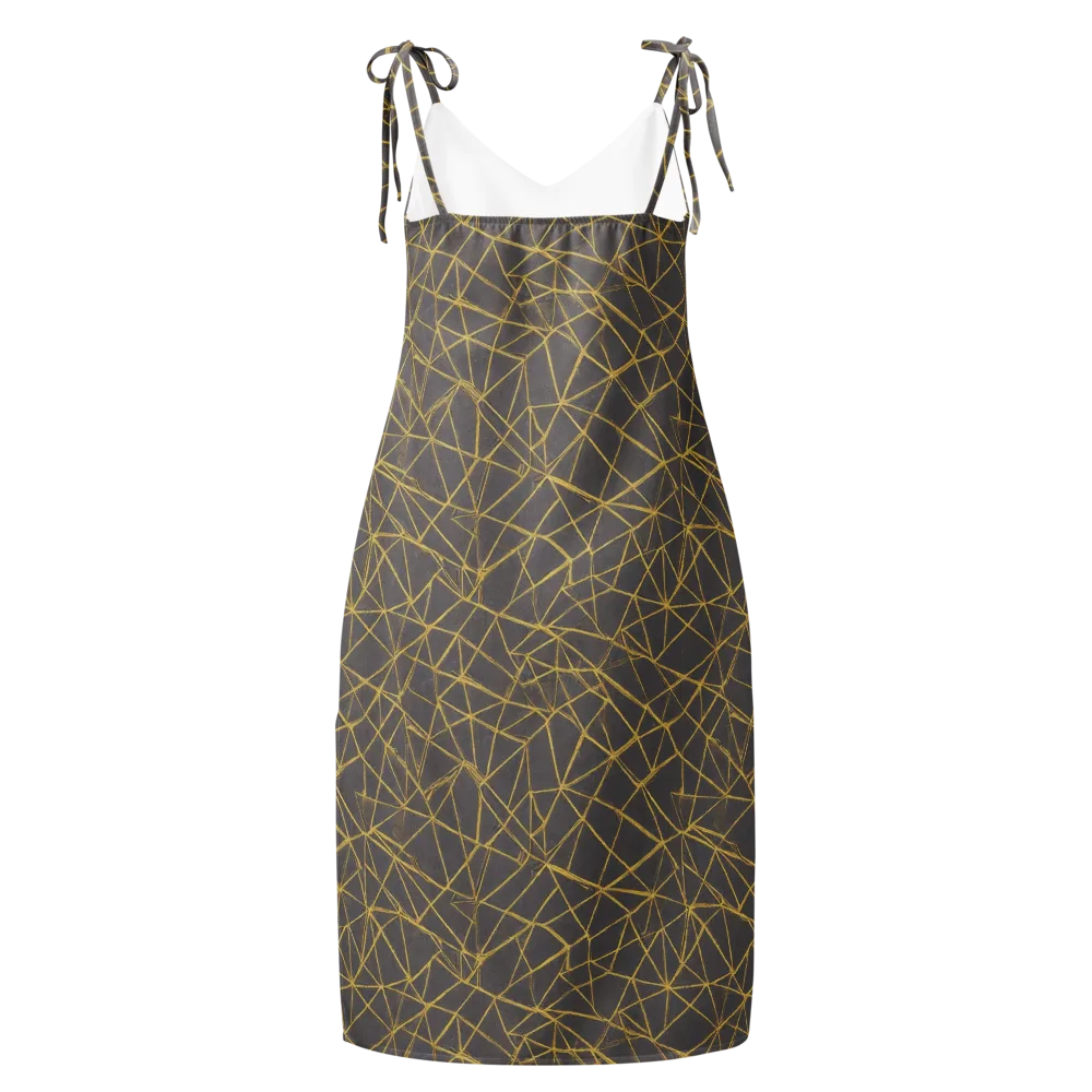 Aurum Web on Slip Dress — Back