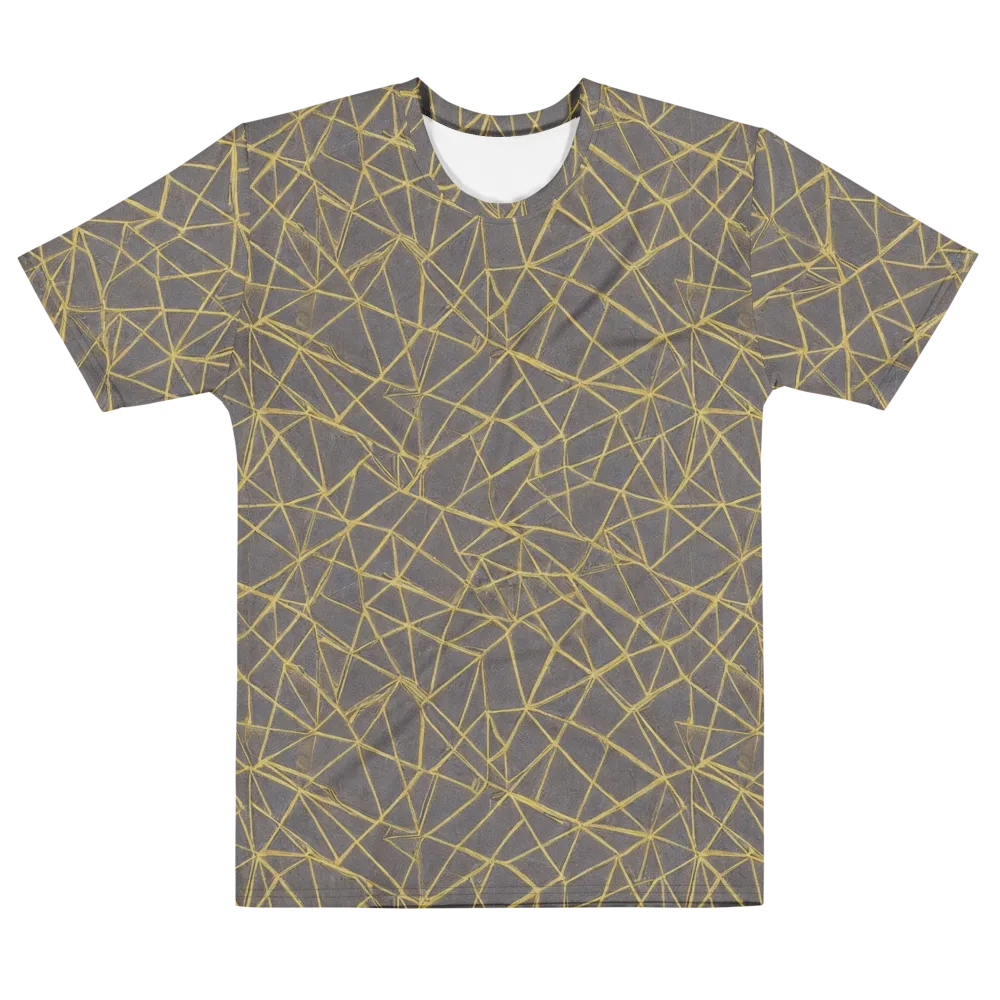 Aurum Web on Men's Cotton Crew Neck T-Shirt — Front