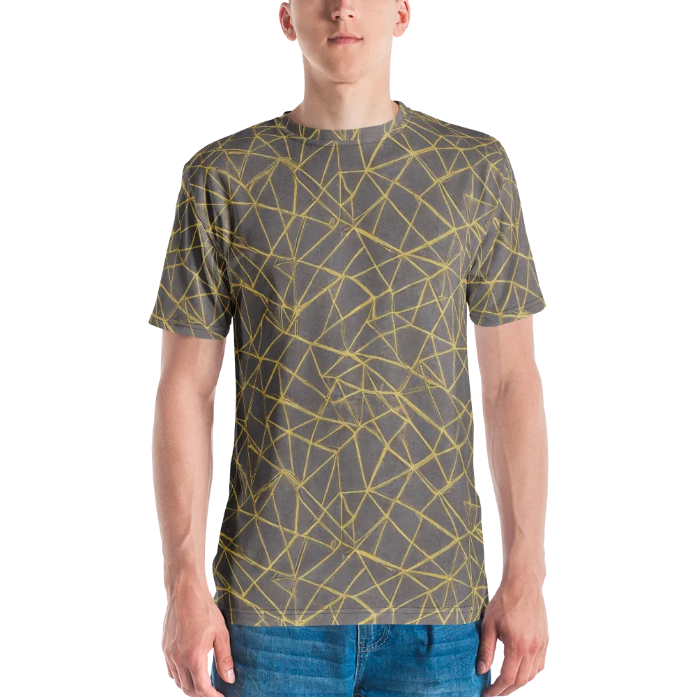 Aurum Web on Men's Crew Neck T-Shirt — Front