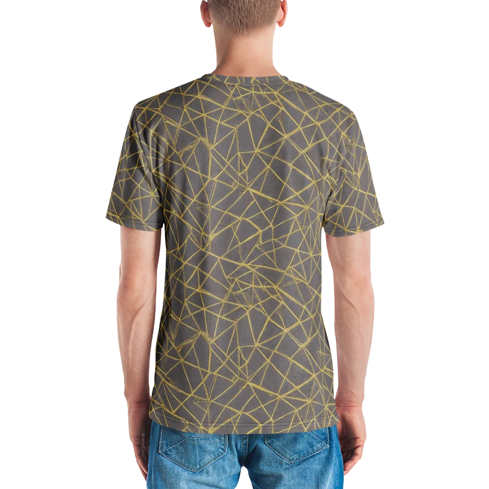 Aurum Web on Men's Crew Neck T-Shirt — Back