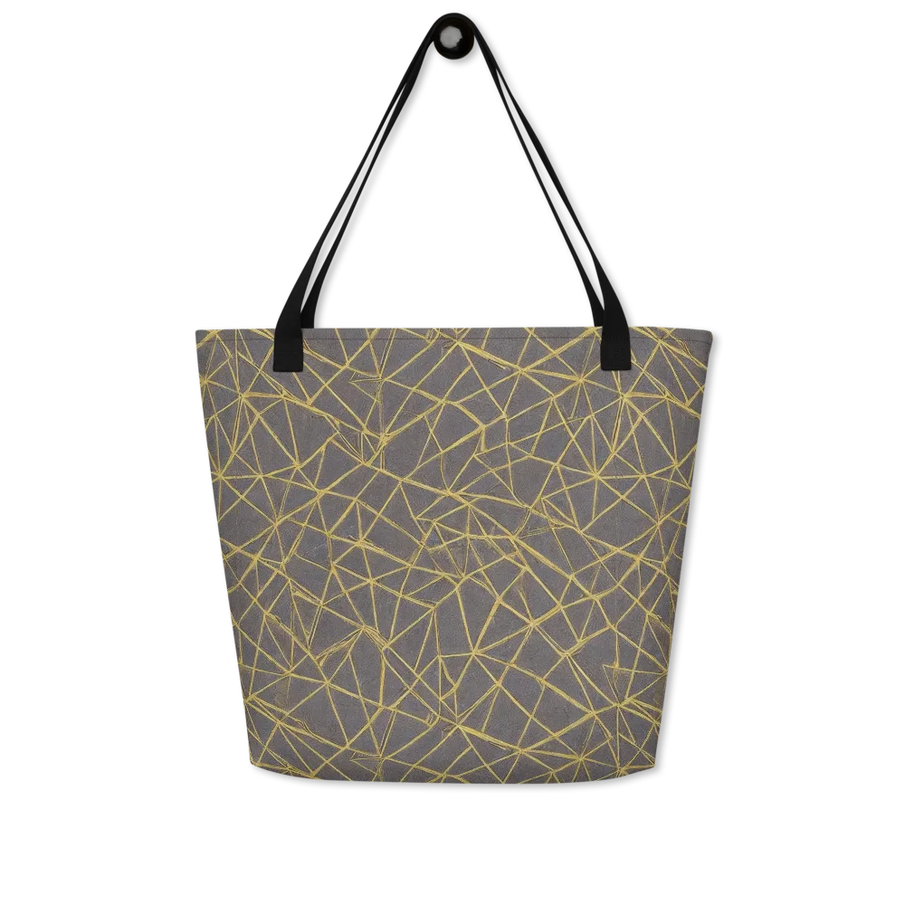 Aurum Web on Large Tote Bag W/ Pocket — Front
