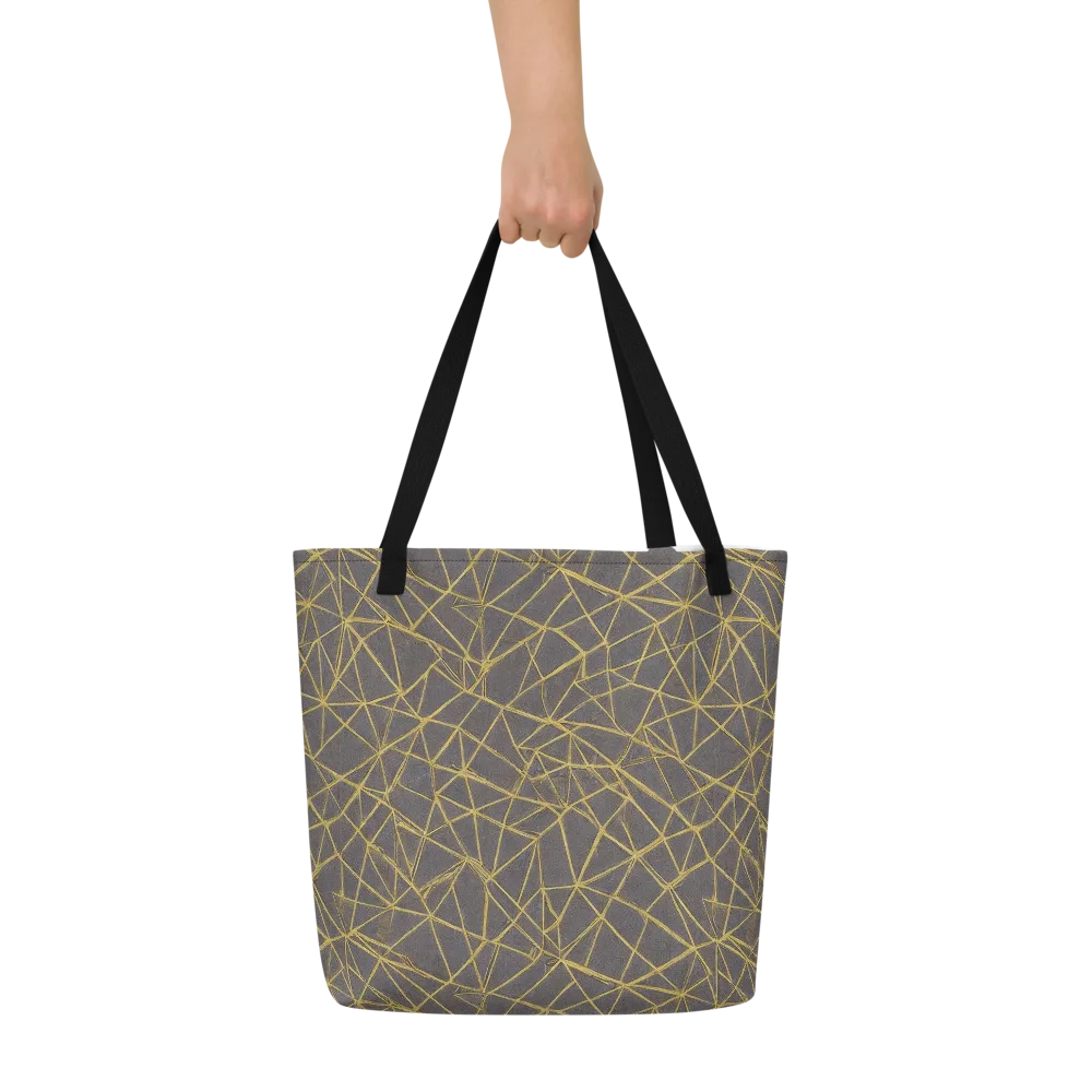 Aurum Web on Large Tote Bag W/ Pocket — Front