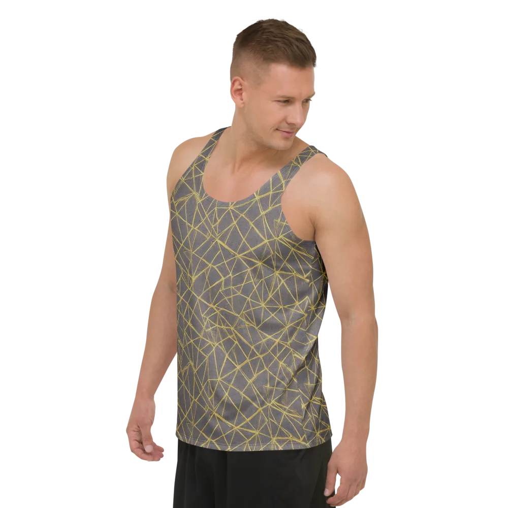Aurum Web on Men's Tank Top — Left Front