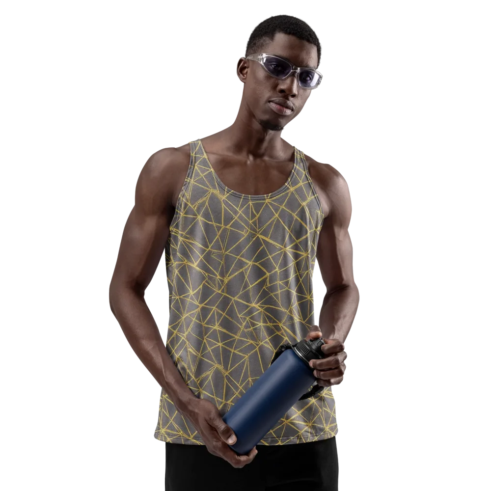 Aurum Web on Men's Tank Top — Front