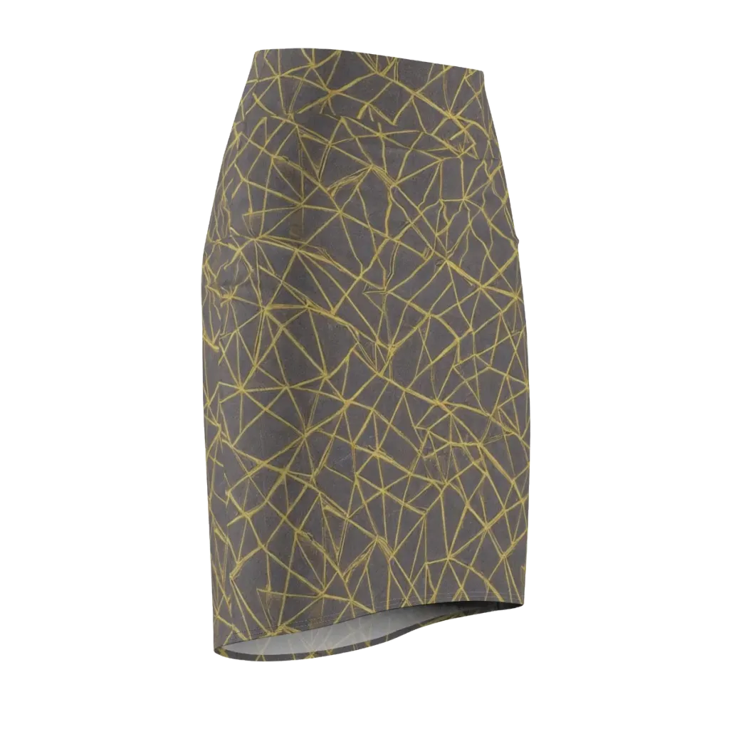 Aurum Web on Pencil Skirt — Front Side