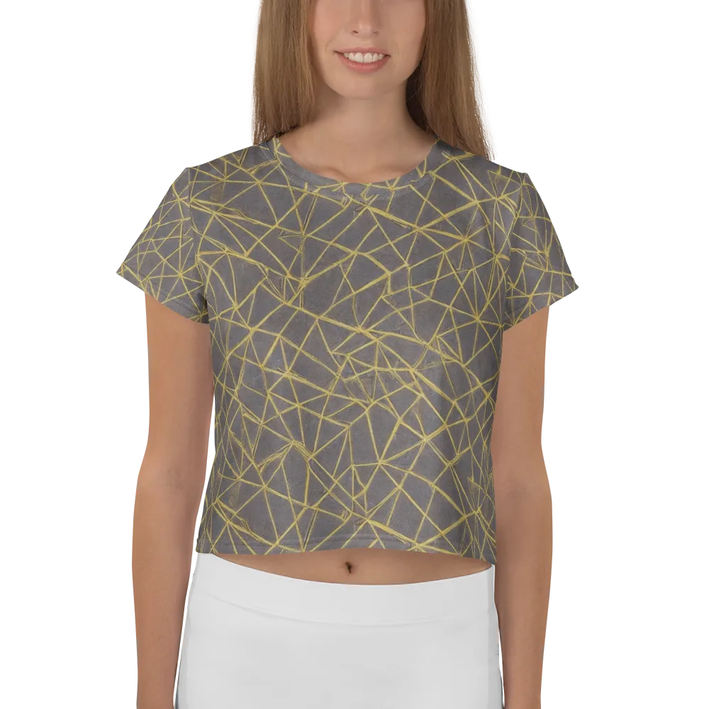 Aurum Web on Crop Tee — Front