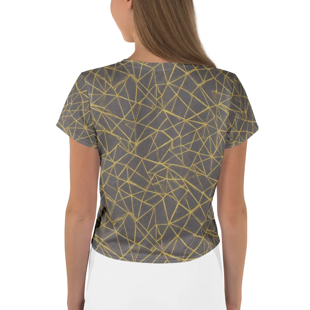 Aurum Web on Crop Tee — Back