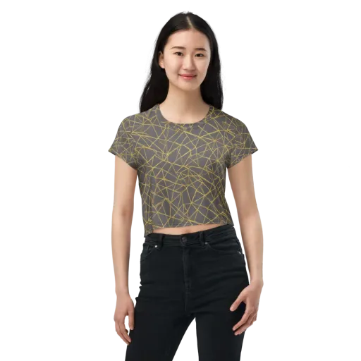 Aurum Web on a Crop Tee