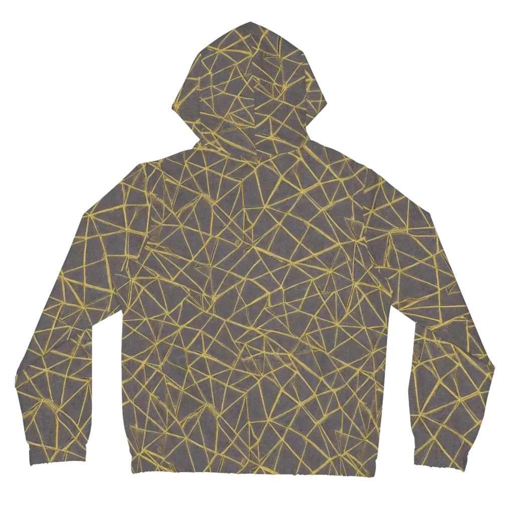 Aurum Web on Women's Full-Zip Hoodie — Back