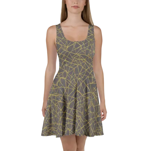 Aurum Web on a Skater Dress