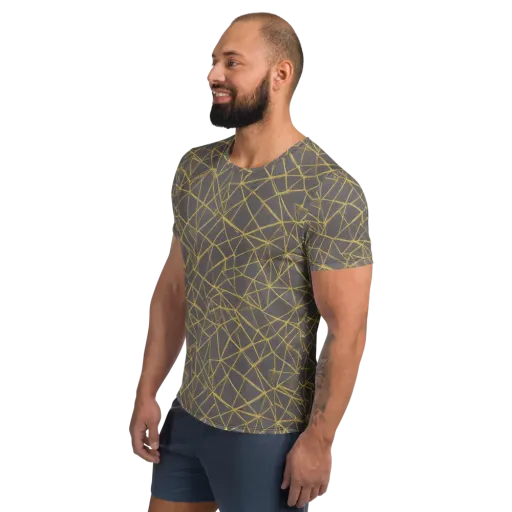 Aurum Web on a Men's Athletic T-Shirt