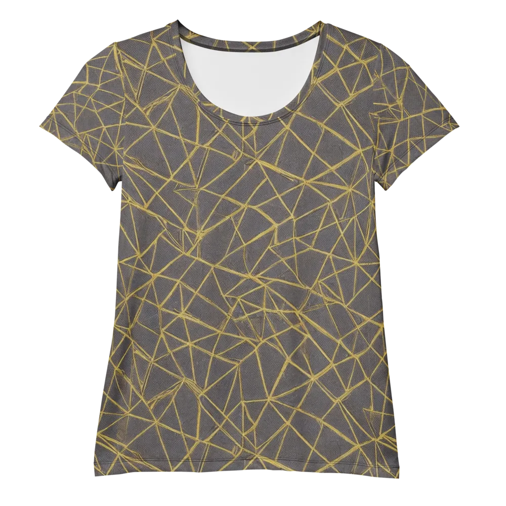 Aurum Web on Women's Athletic T-Shirt — Front