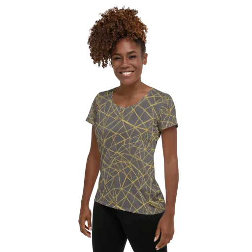 Aurum Web on a Women's Athletic T-Shirt