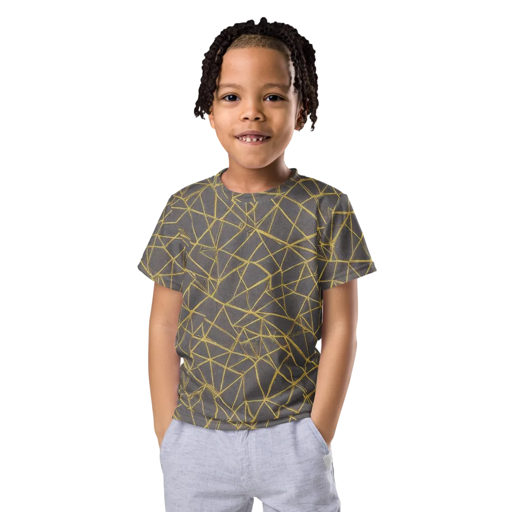 Aurum Web on Kids Crew Neck T-Shirt — Front