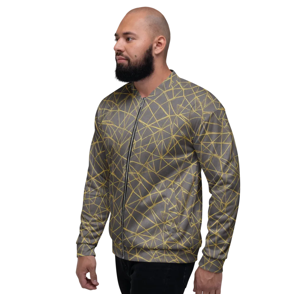 Aurum Web on Bomber Jacket — Left