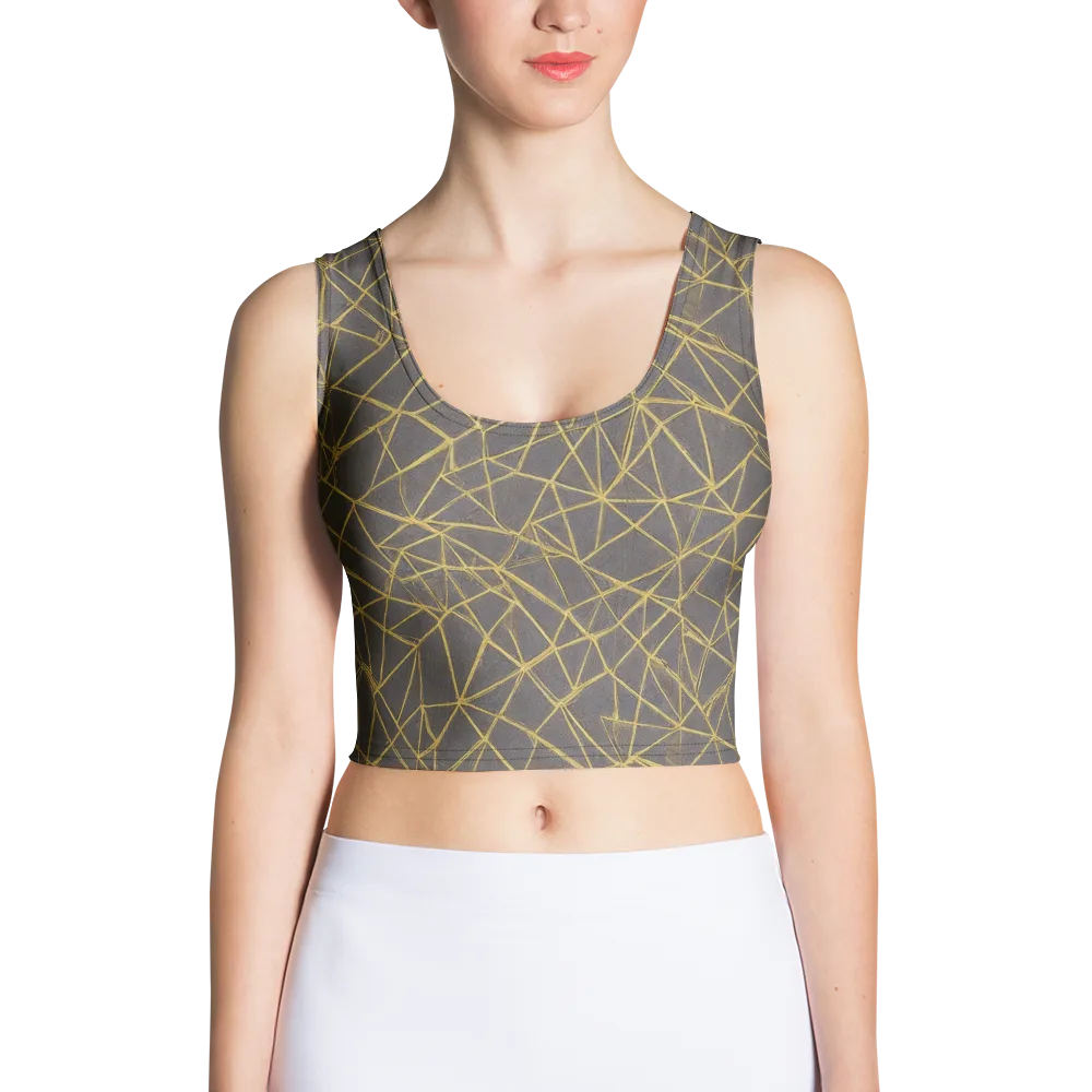 Aurum Web on Crop Top — Front