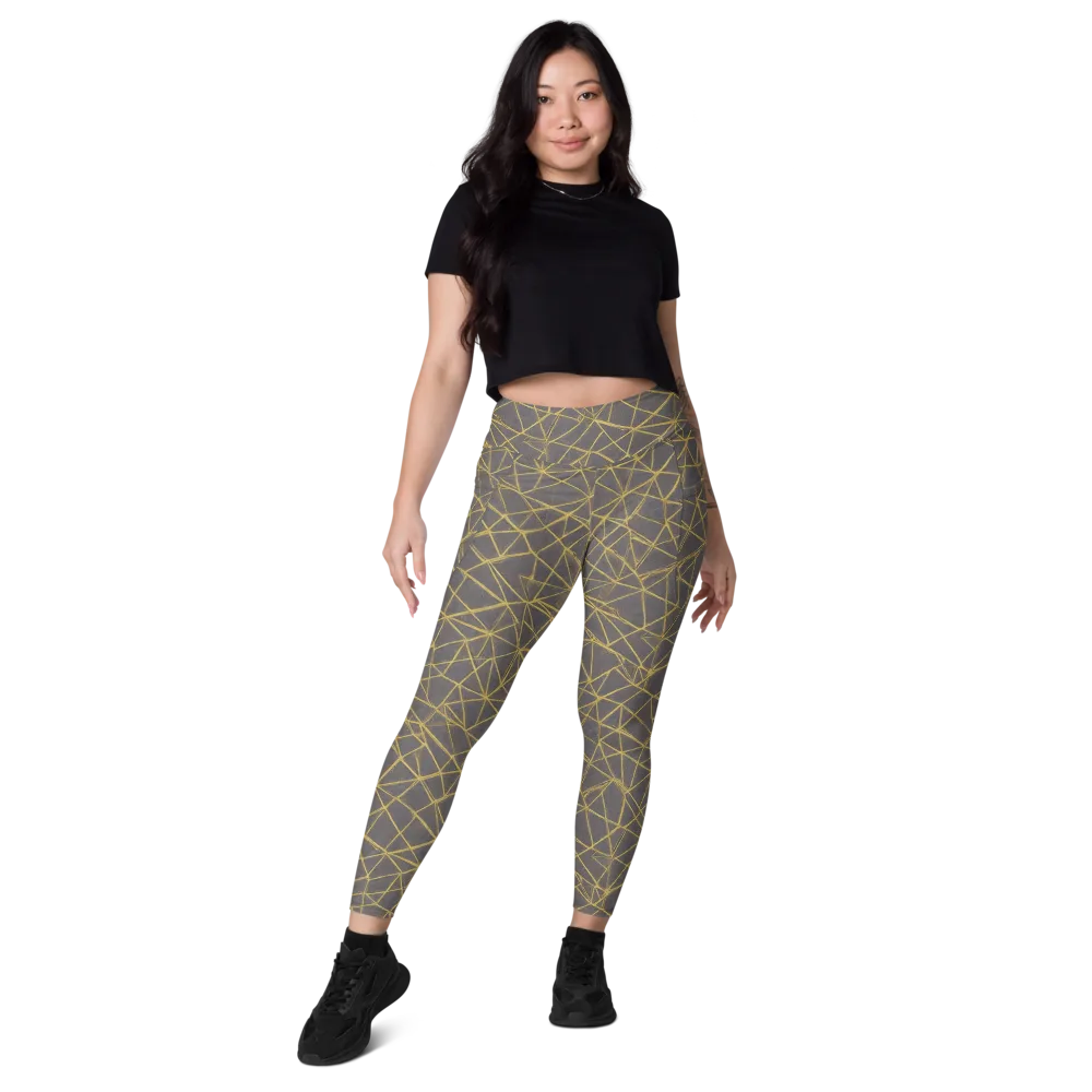 Aurum Web on Leggings with Pockets — Front