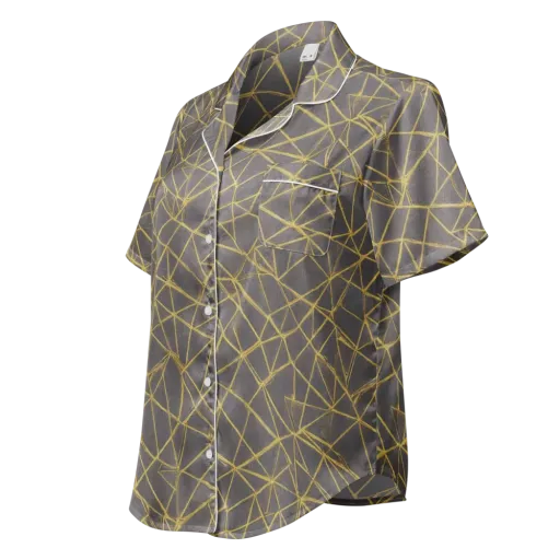 Aurum Web on a Women's Short Sleeve Pajama Top