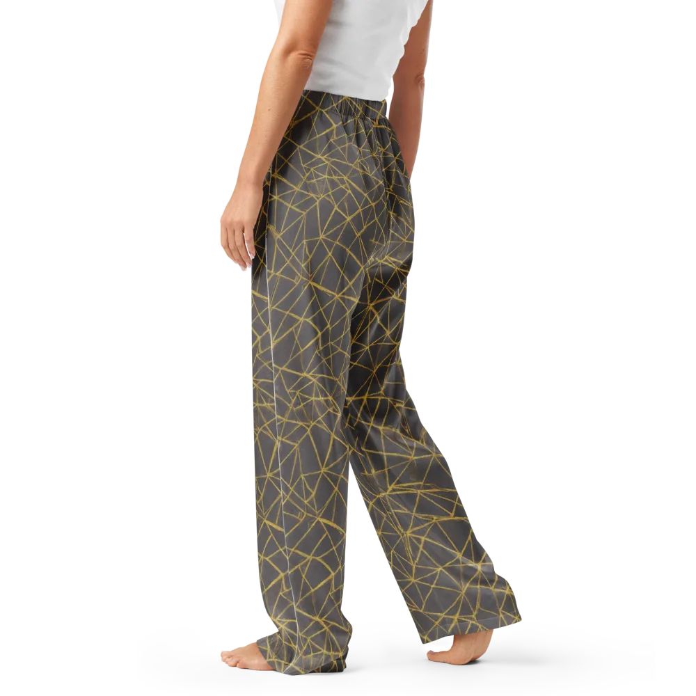 Aurum Web on Women's Pajama Pants — Left