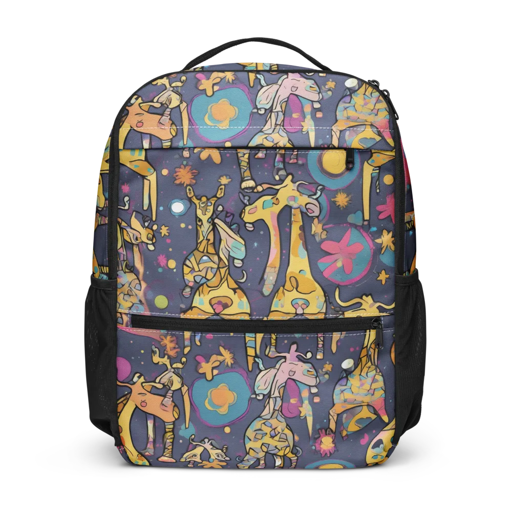 Neon Savannah on Utility Backpack — Front