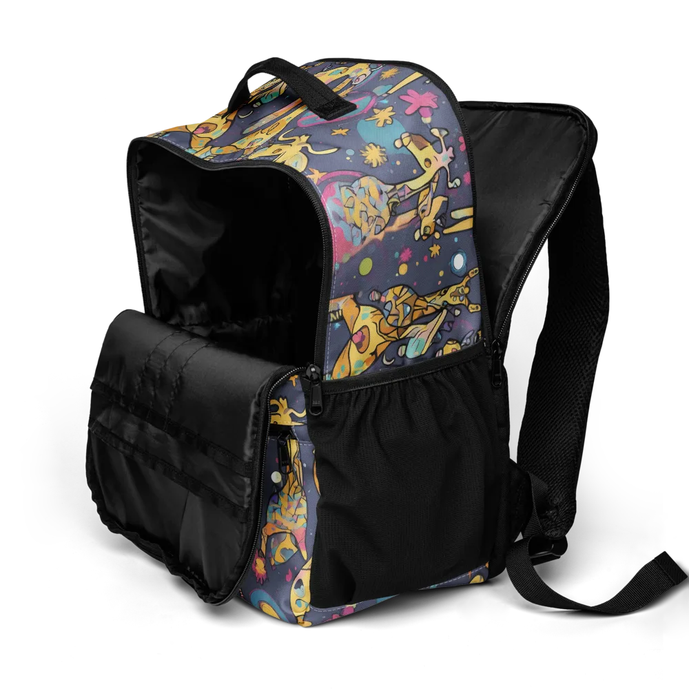 Neon Savannah on Utility Backpack — Product details 2